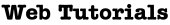 Web Tutorials